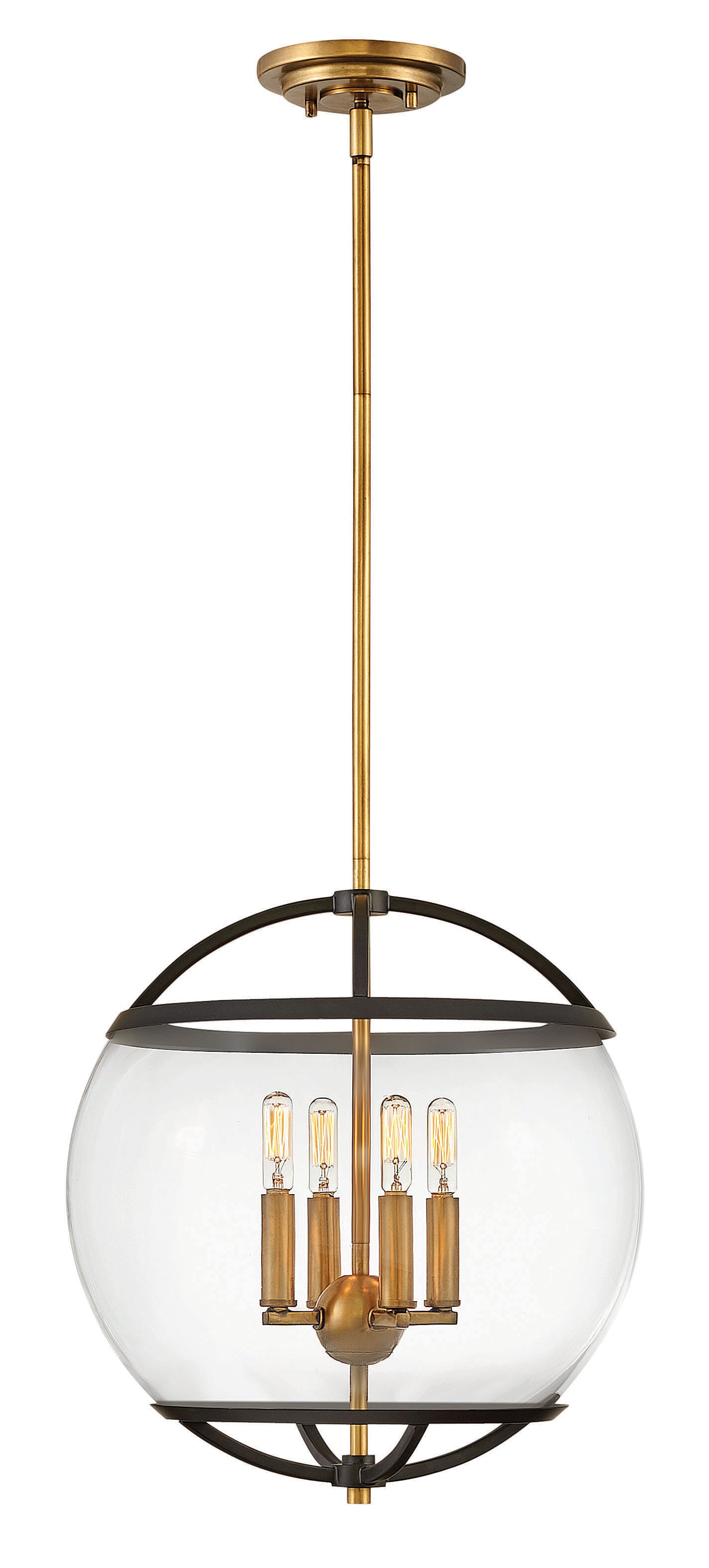 Hinkley Calvin 4-Light Chandelier in Black