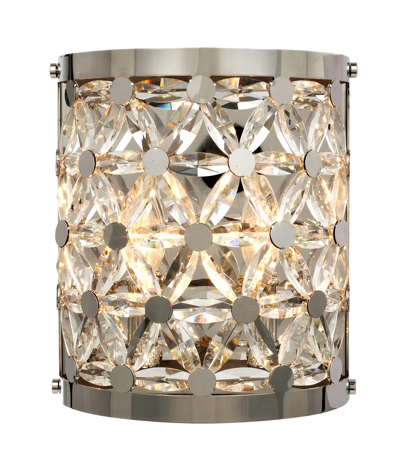 Maxim Lighting Cassiopeia 2-Light 2-Light Wall Sconce in Polished Nickel