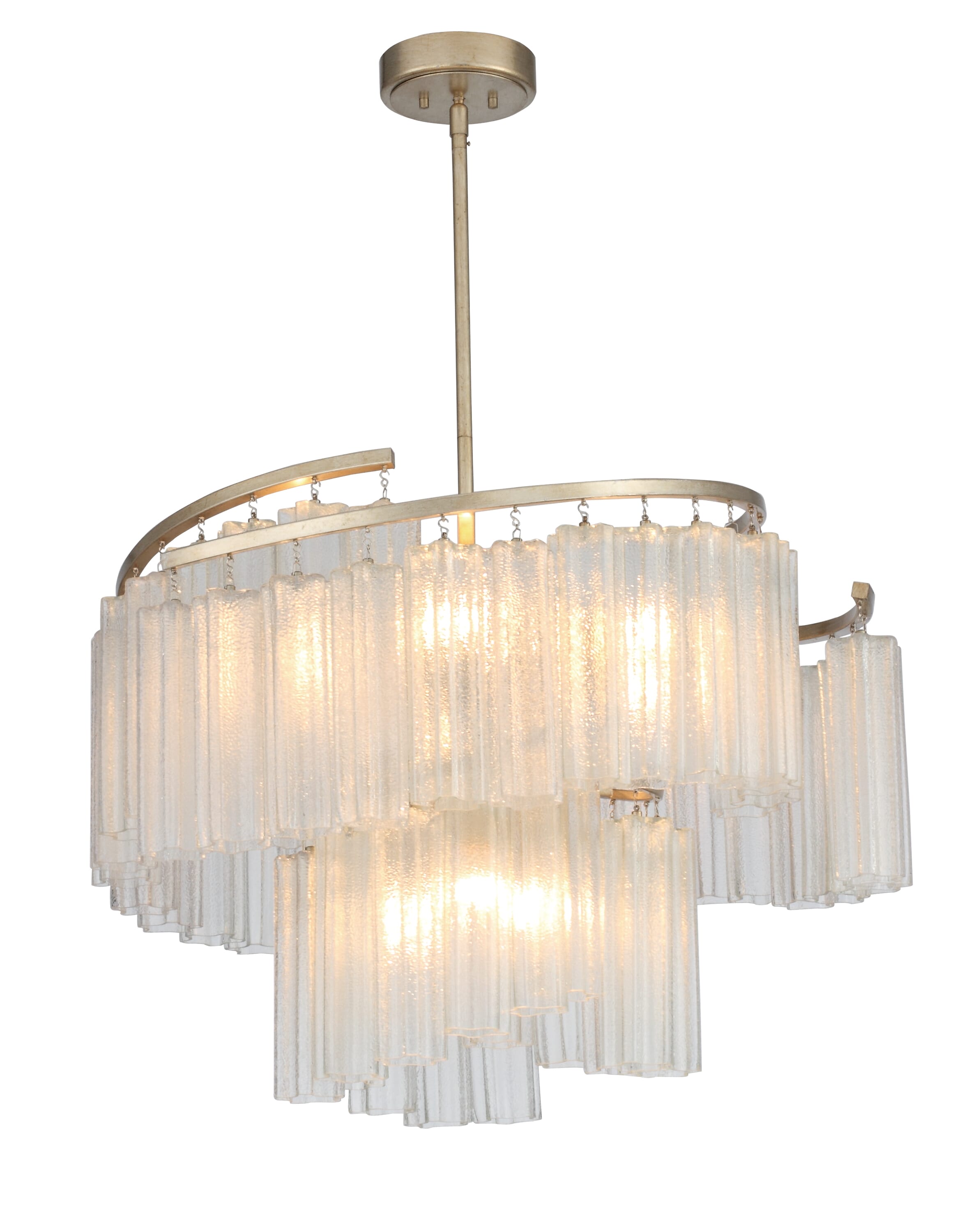 Maxim Lighting Victoria 23.75" 9-Light Chandelier in Golden Silver