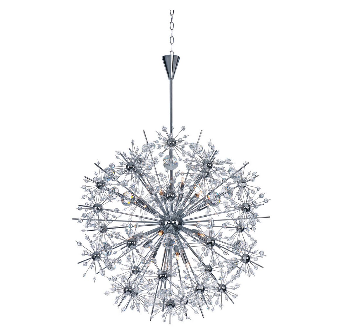 Maxim Lighting Starfire 32" 18-Light Chandelier in Polished Chrome