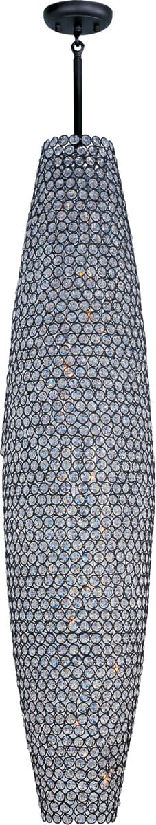 Maxim Lighting Glimmer 12-Light Ceiling Pendant in Bronze