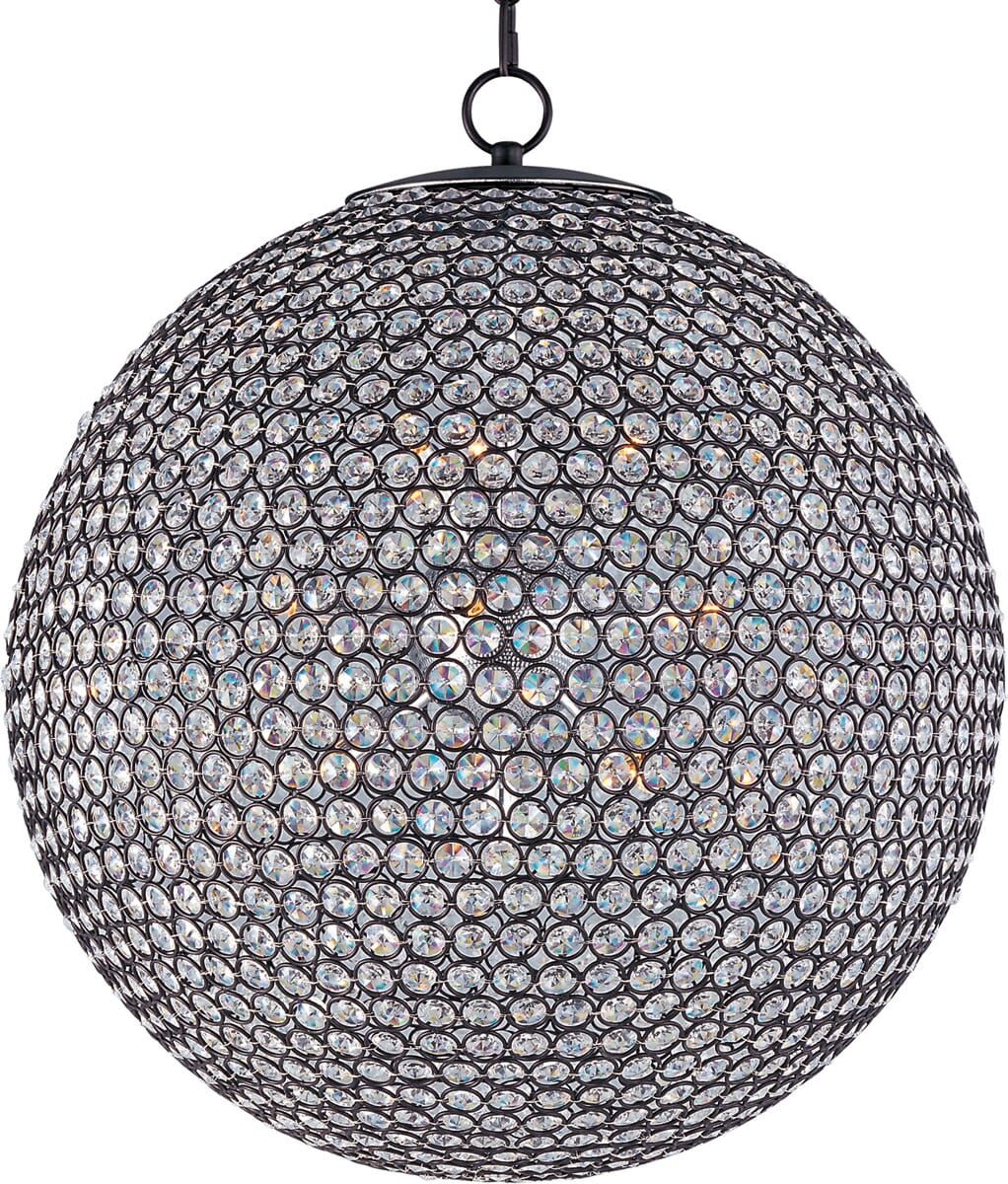 Maxim Lighting Glimmer 12-Light Chandelier in Bronze