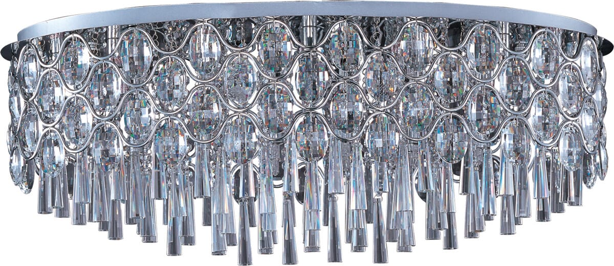 Maxim Lighting Jewel 23-Light Flush Mount - Polished Chrome