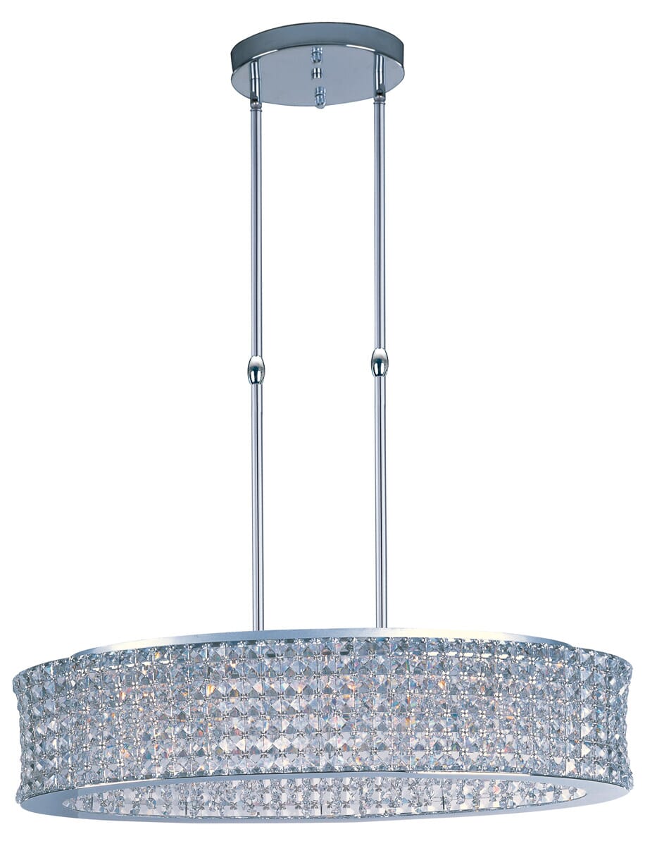 Maxim Lighting Vision 32" 15-Light Pendant in Polished Chrome