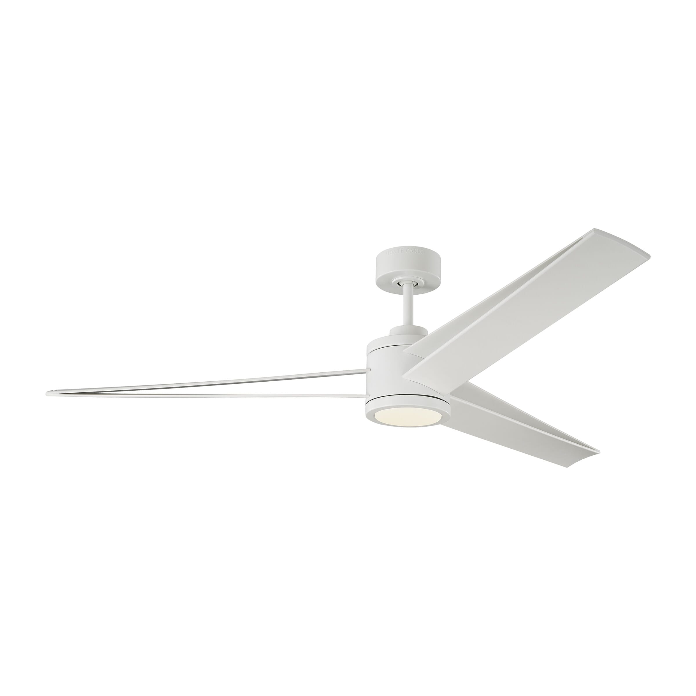 Monte Carlo Armstrong 60" Indoor Ceiling Fan in Matte White