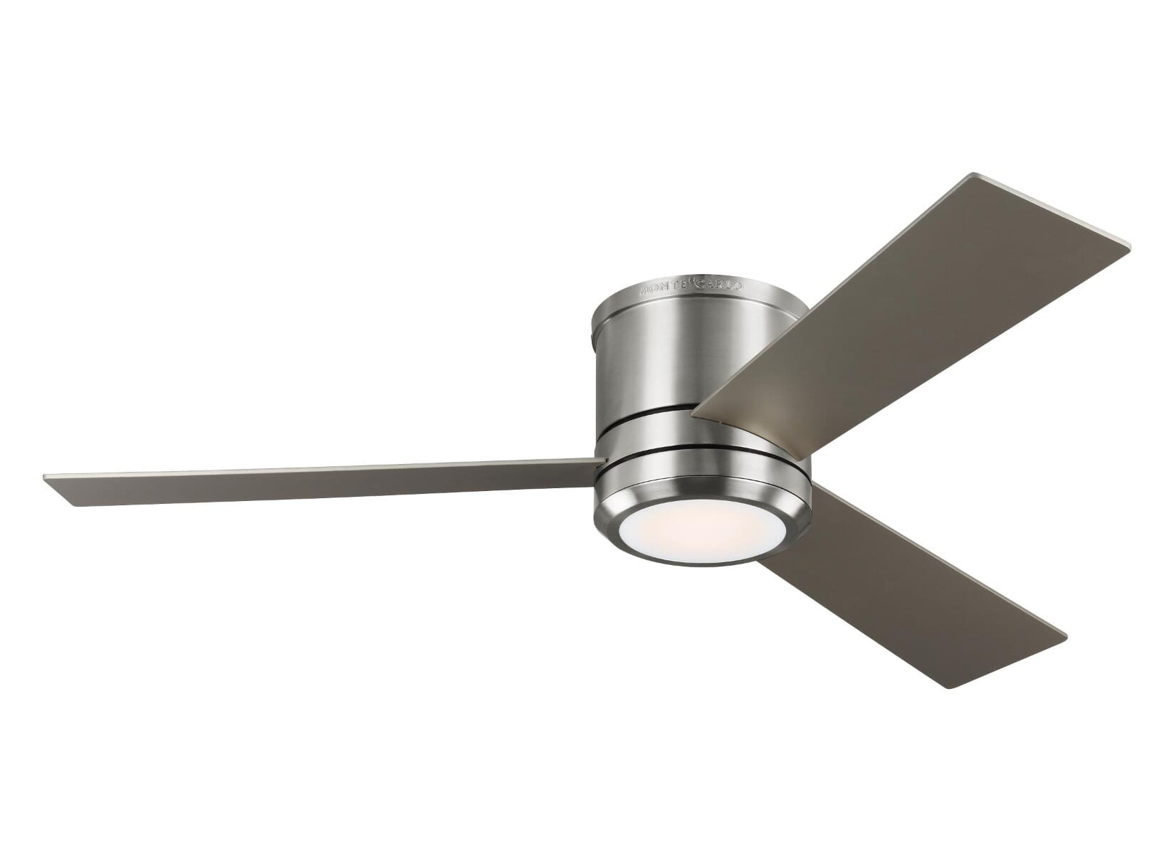 Monte Carlo Clarity Max 56" Ceiling Fan in Brushed Steel