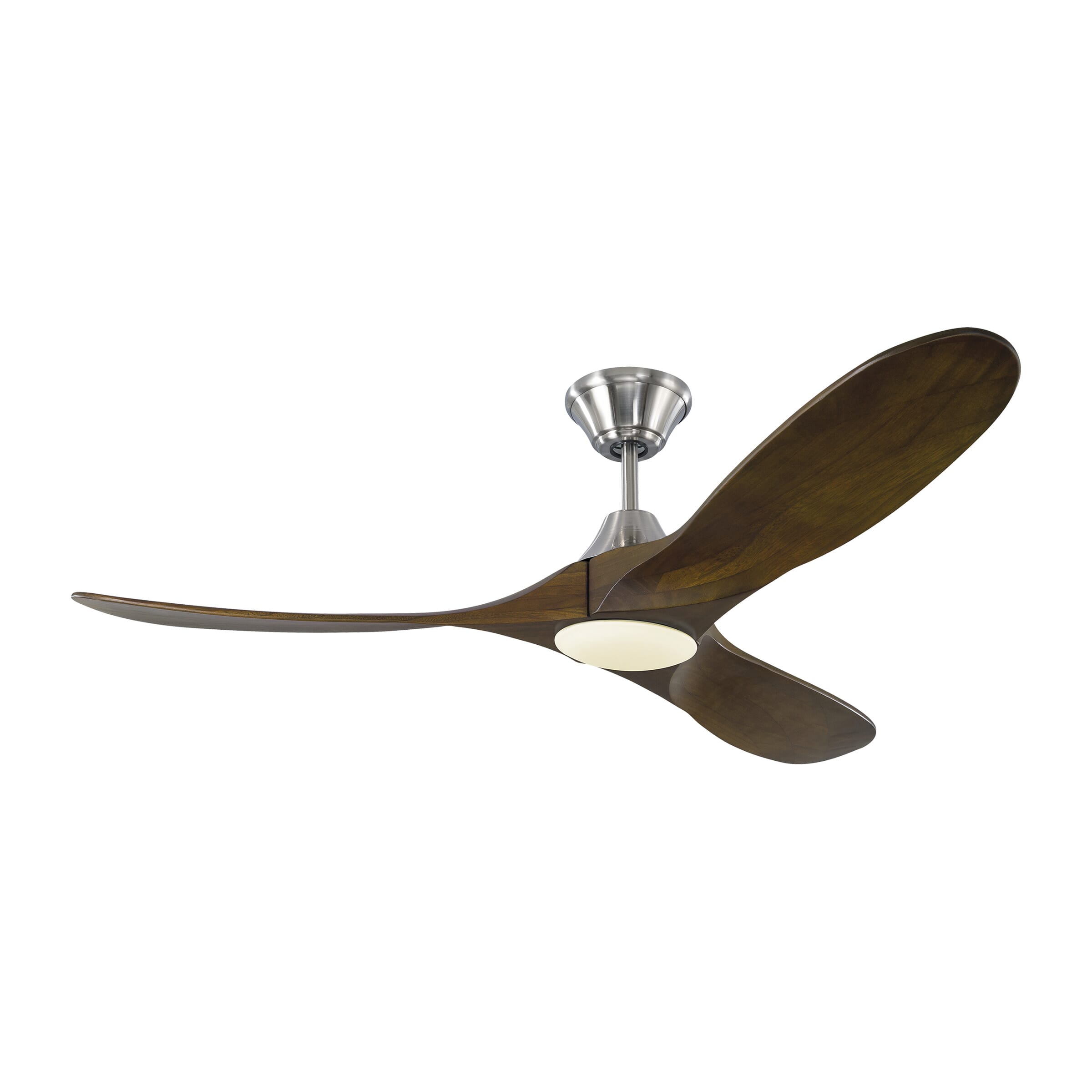 Monte Carlo Maverick II LED 52" Indoor Ceiling Fan in Brushed Steel