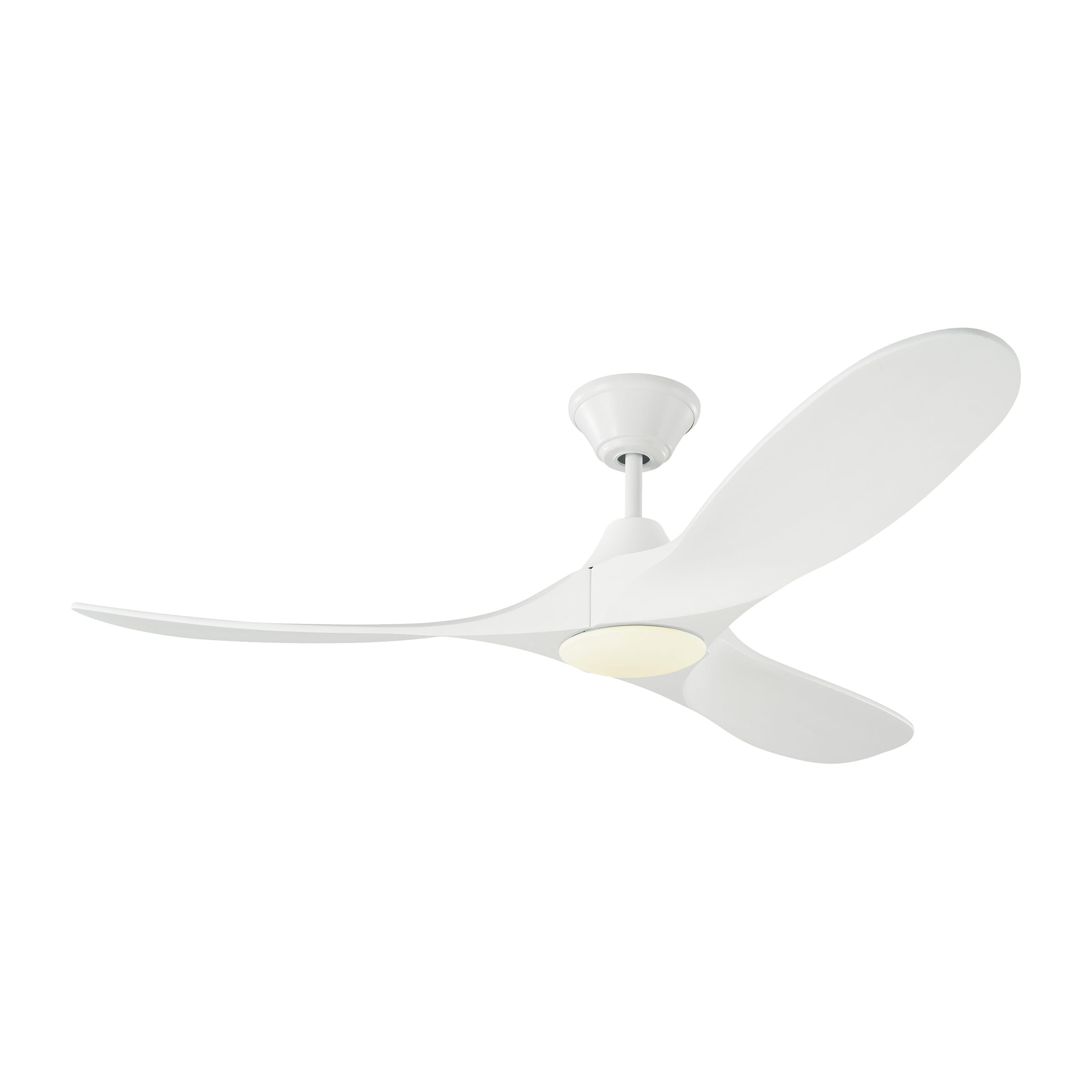 Monte Carlo Maverick II LED 52" Indoor Ceiling Fan in Matte White