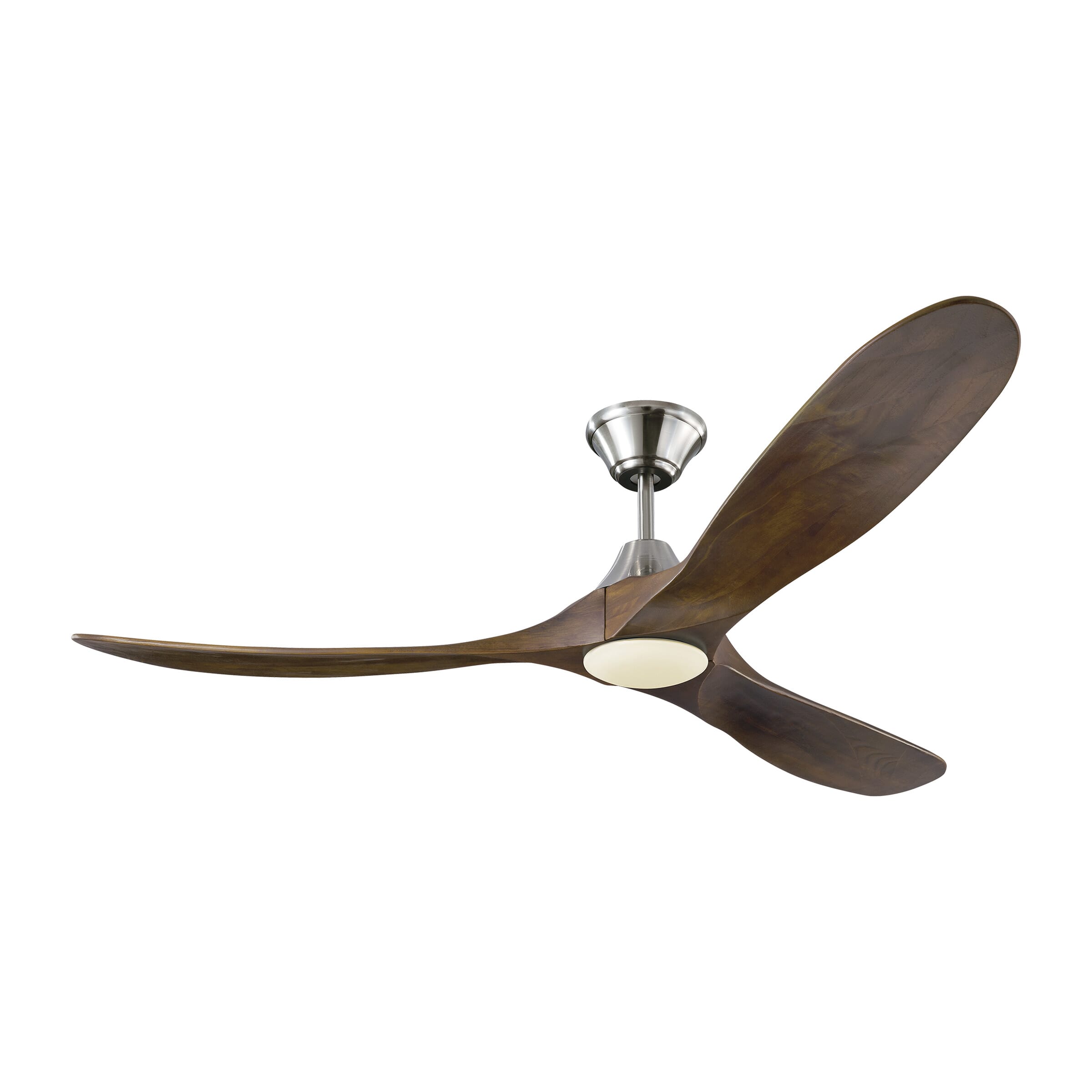 Monte Carlo Maverick LED 60" Indoor Ceiling Fan in Brushed Steel