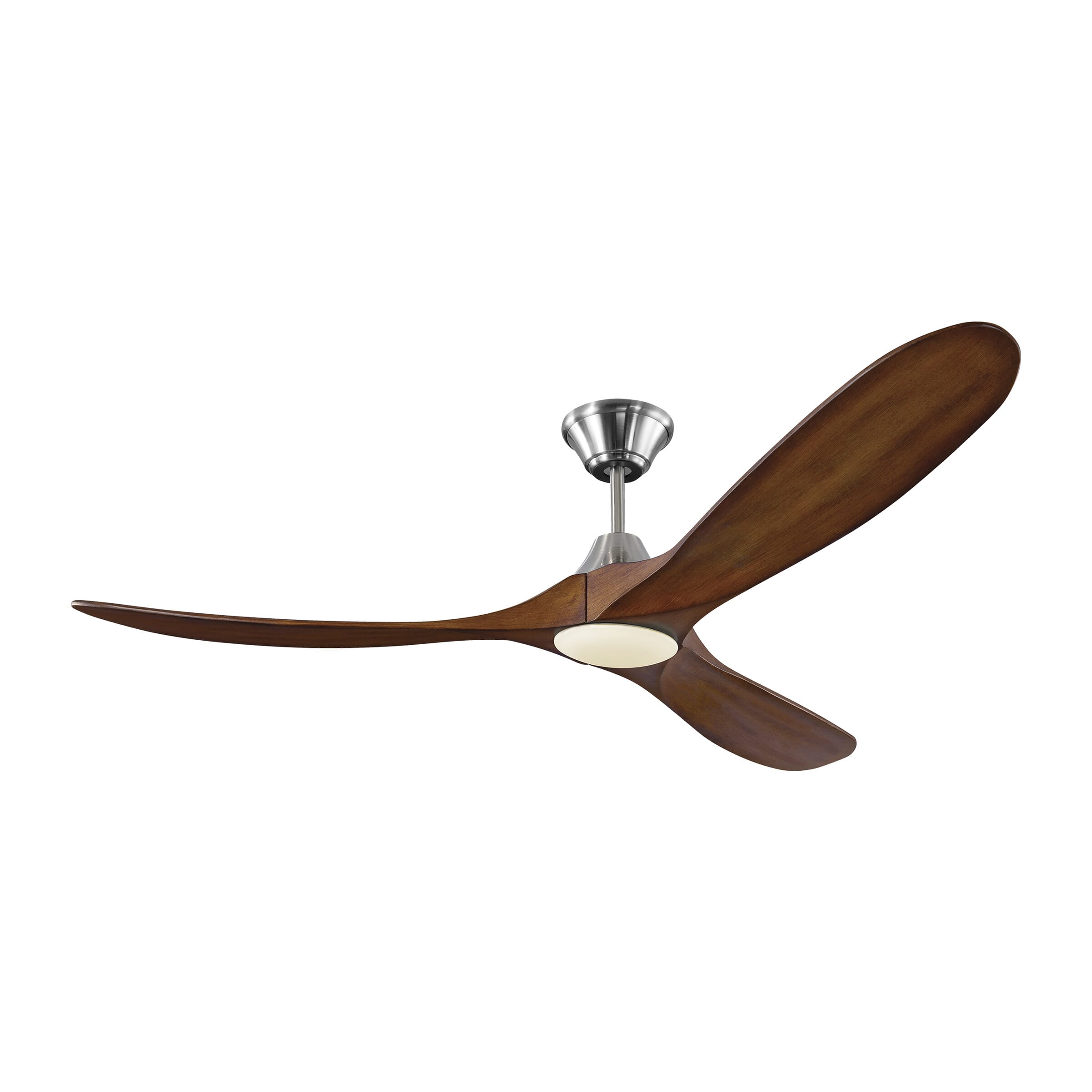 Monte Carlo Maverick LED 60" Indoor Ceiling Fan in Brushed Steel