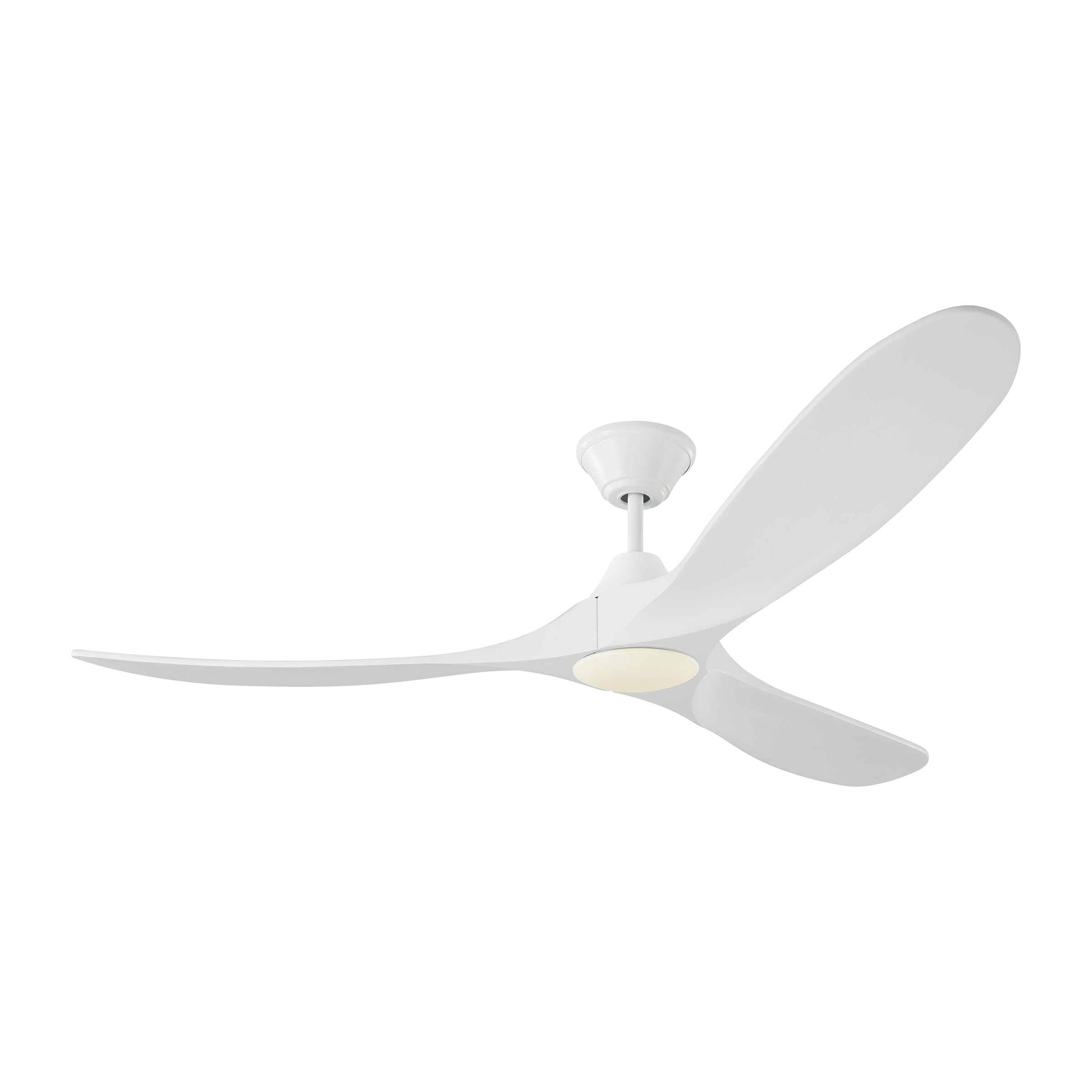 Monte Carlo Maverick LED 60" Indoor Ceiling Fan in Matte White