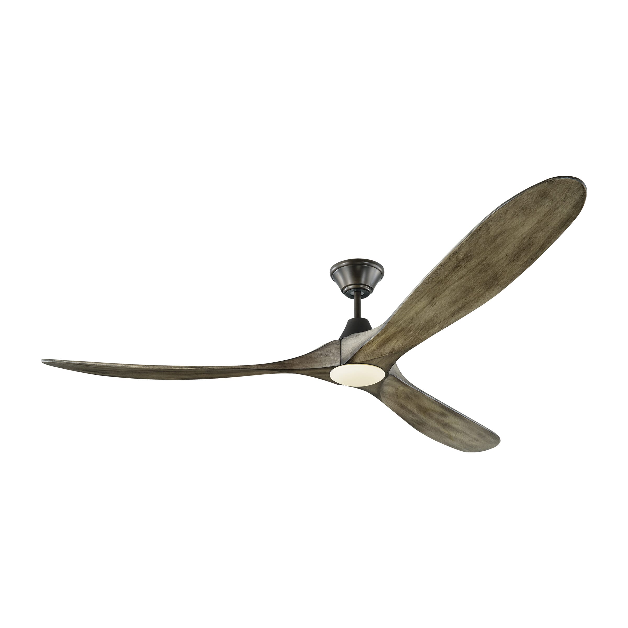 Monte Carlo Maverick Max LED 70" Indoor Ceiling Fan in Aged Pewter