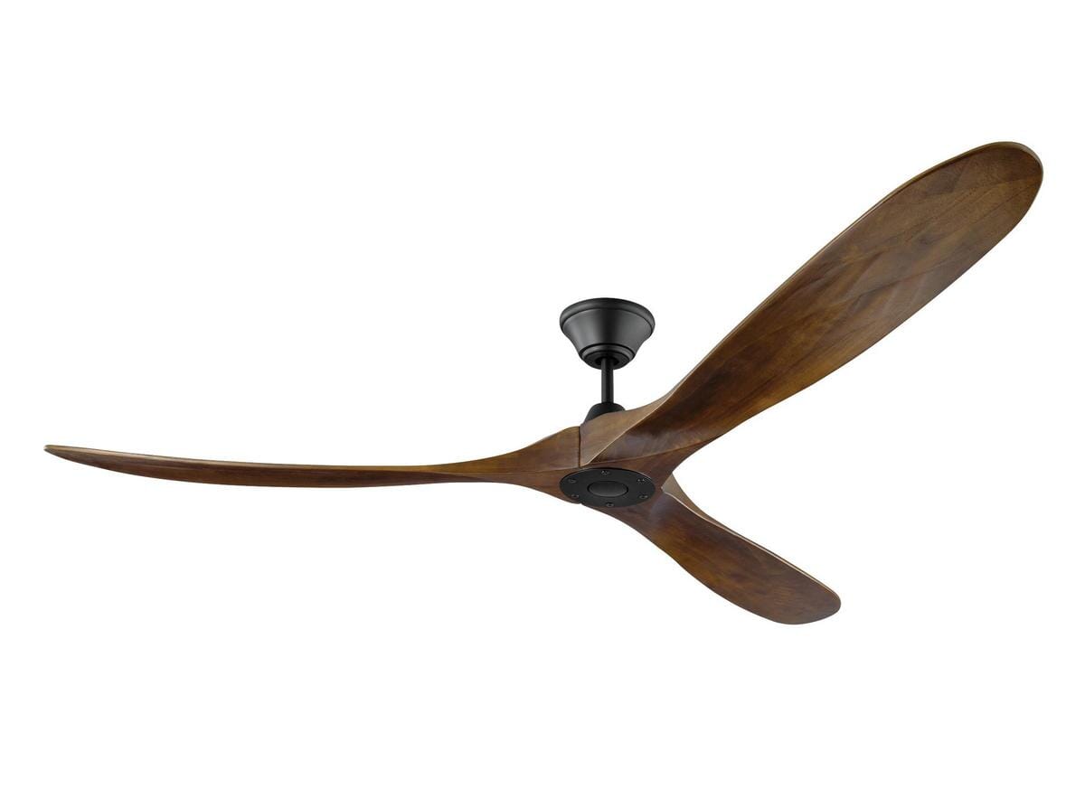 Monte Carlo 70" Maverick Max Outdoor Ceiling Fan in Black