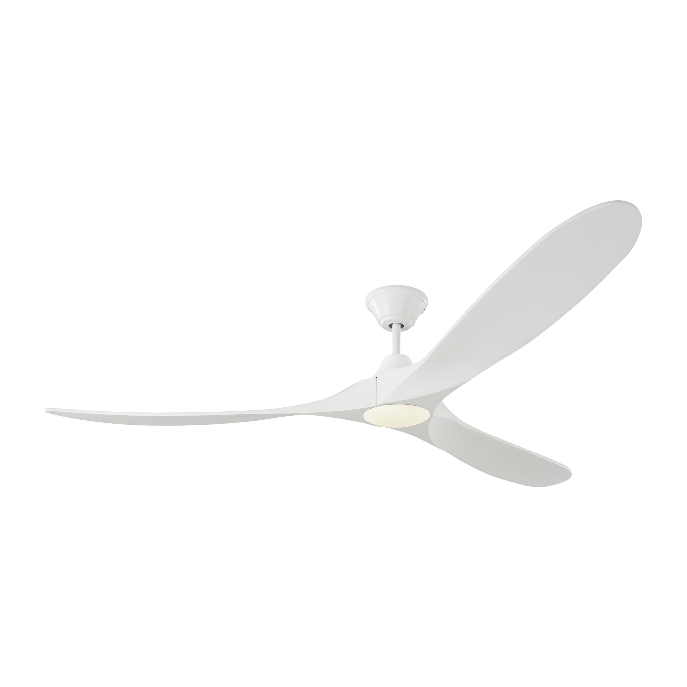 Monte Carlo Maverick Max LED 70" Indoor Ceiling Fan in Matte White