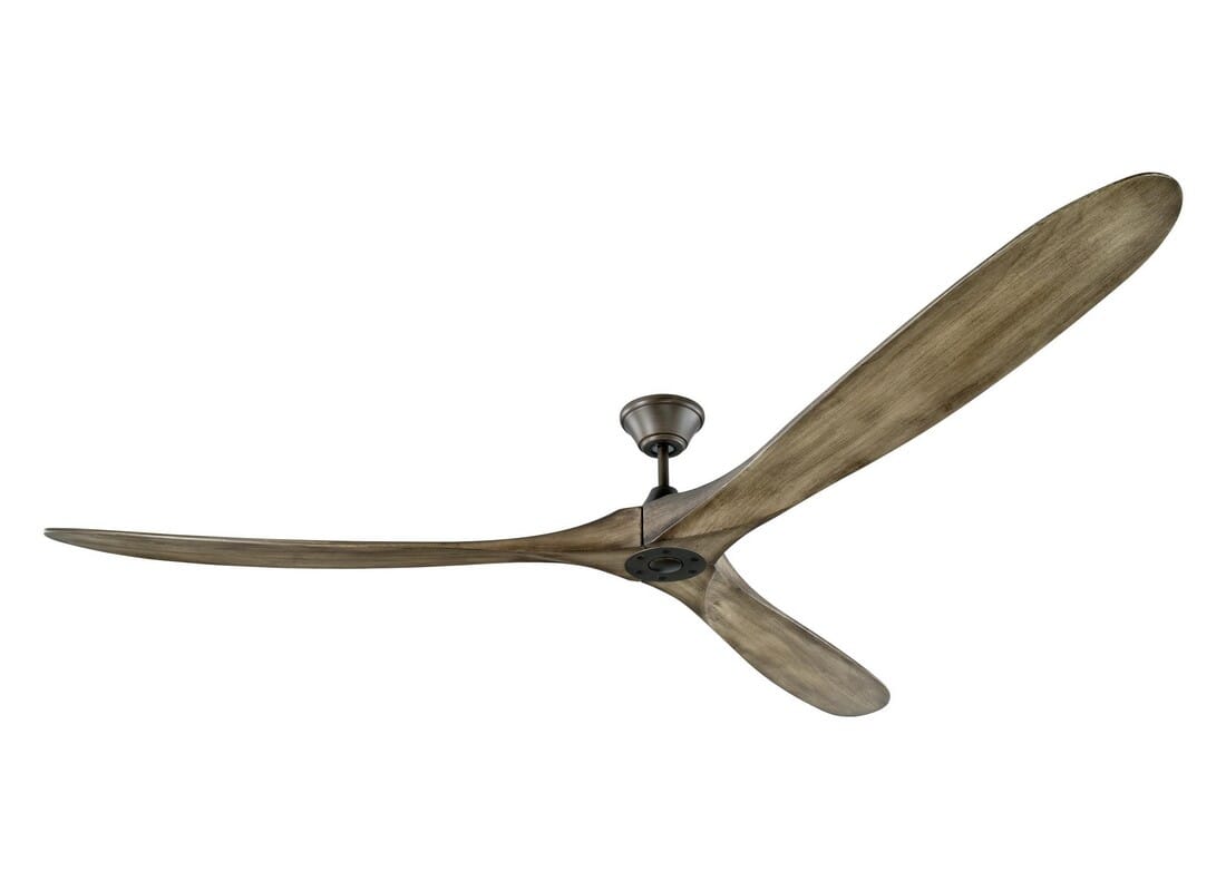 Monte Carlo Maverick 88" Super Max Ceiling Fan in Aged Pewter