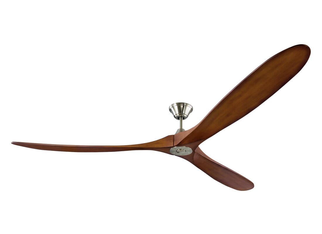 Monte Carlo Maverick 88" Super Max Fan in Brushed Steel