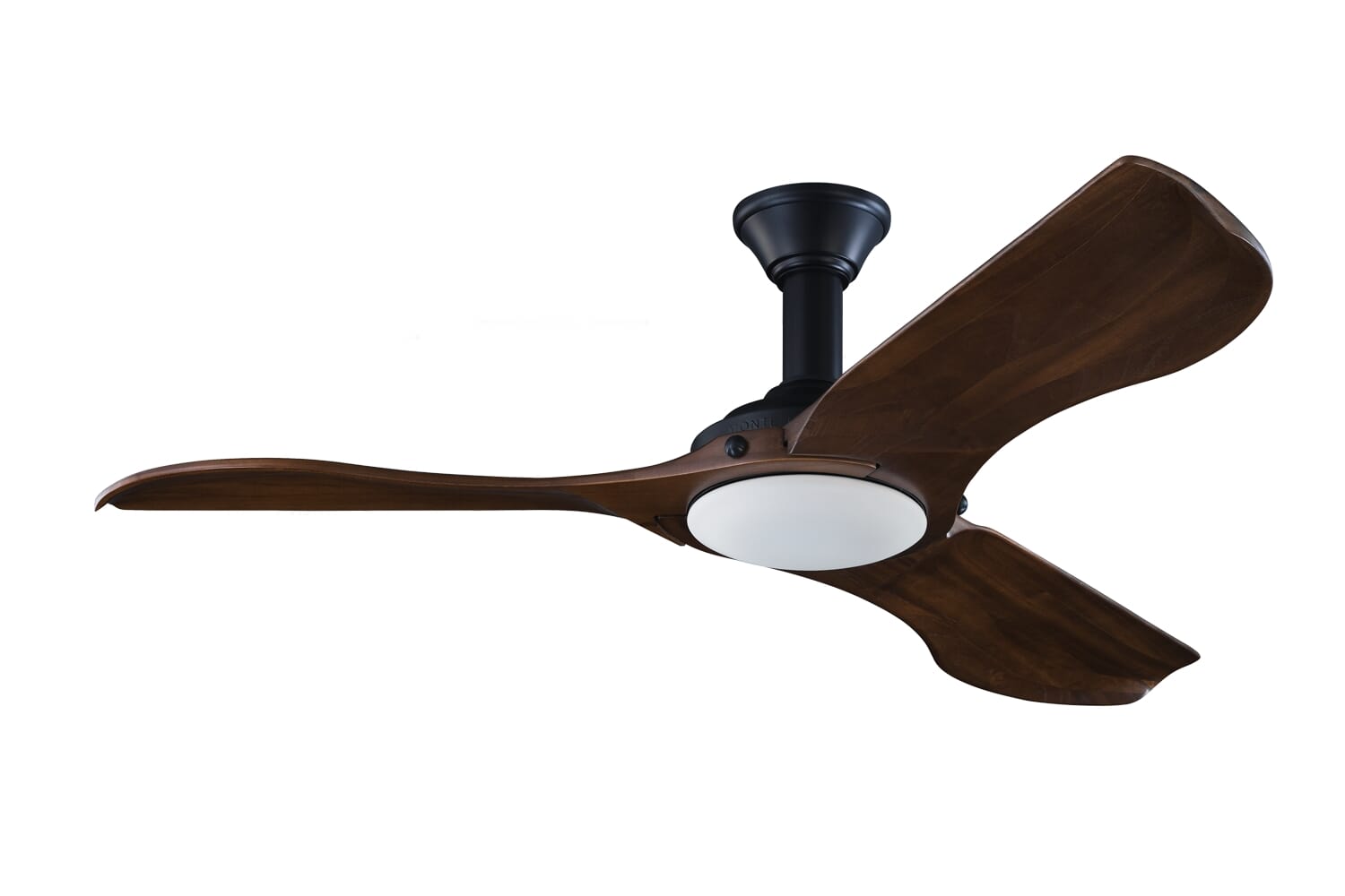 Monte Carlo Minimalist 56" Ceiling Fan in Matte Black