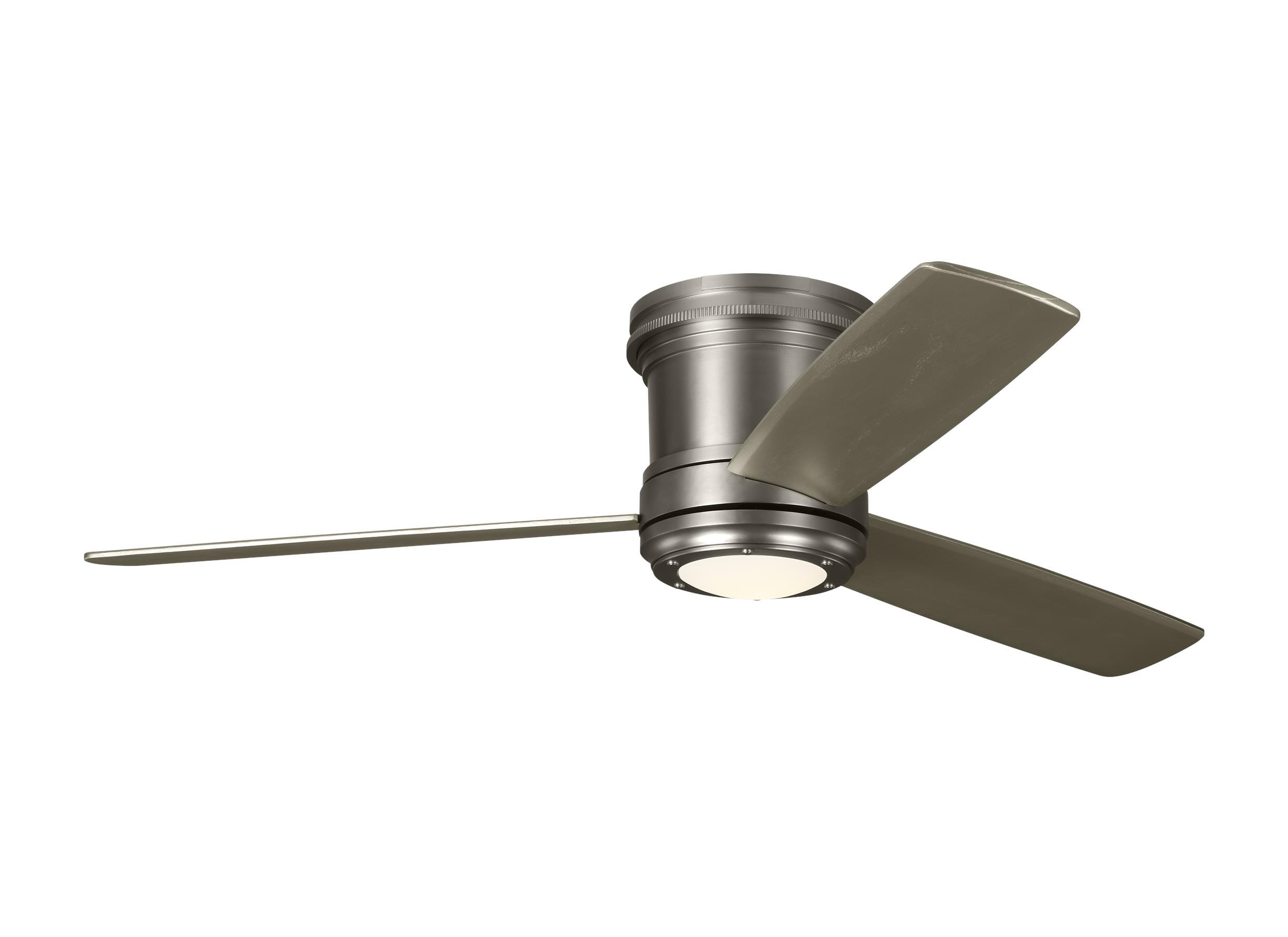 Monte Carlo Aerotour 56" Indoor Flush Mount Ceiling Fan in Satin Nickel