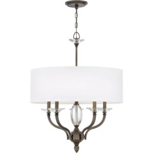 Hinkley Surrey 5-Light Single Tier Pendant in Oiled Bronze