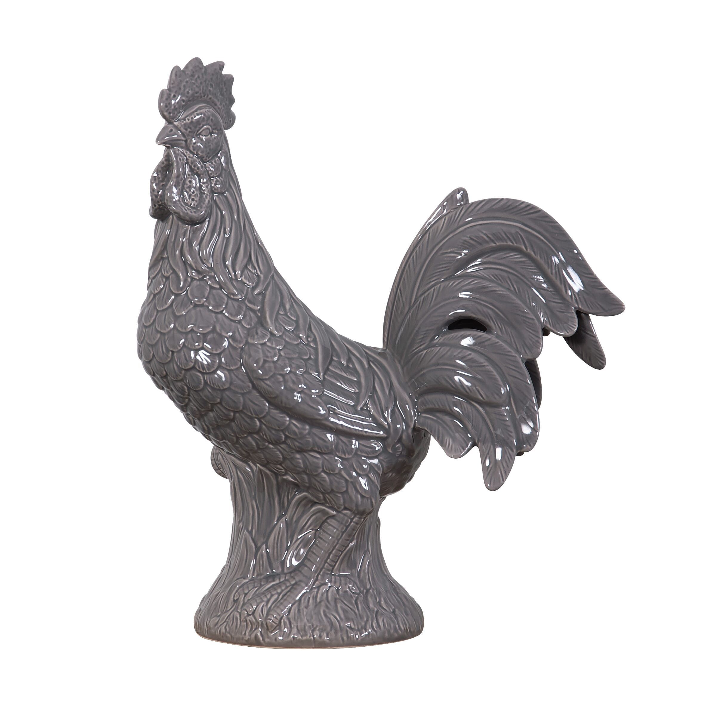 Varaluz Americana Rooster Statue in Gray