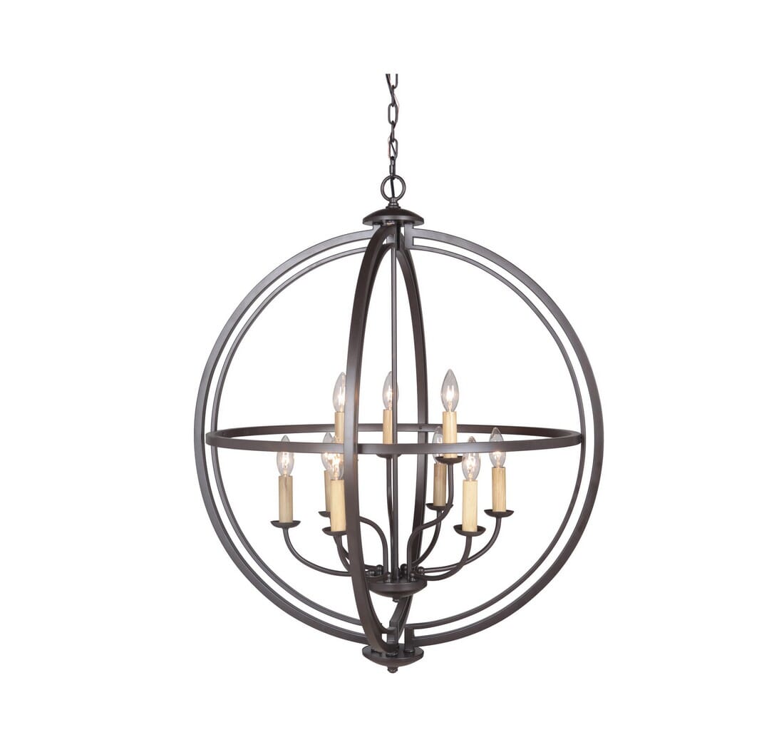 Craftmade Berkeley 9-Light 30" Foyer Light in Espresso