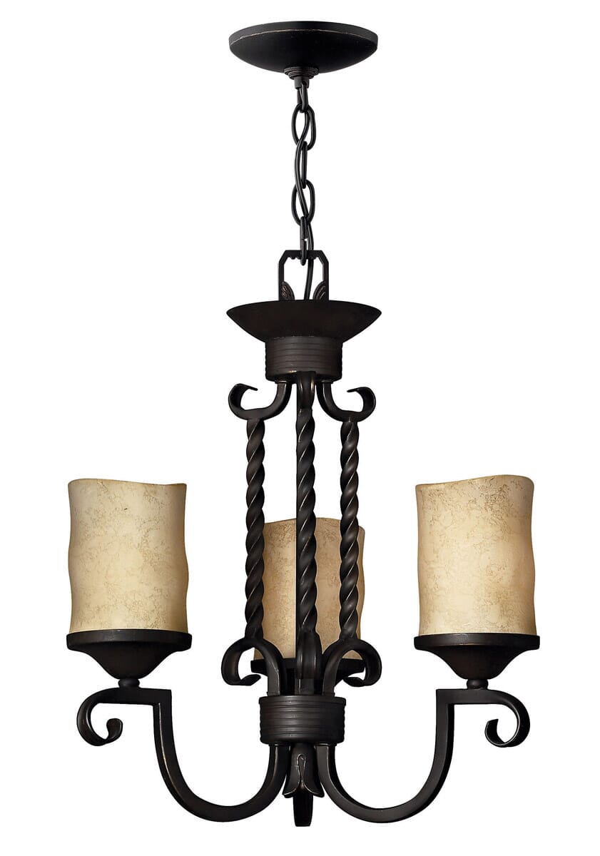 Hinkley Casa 3-Light Three Light in Olde Black