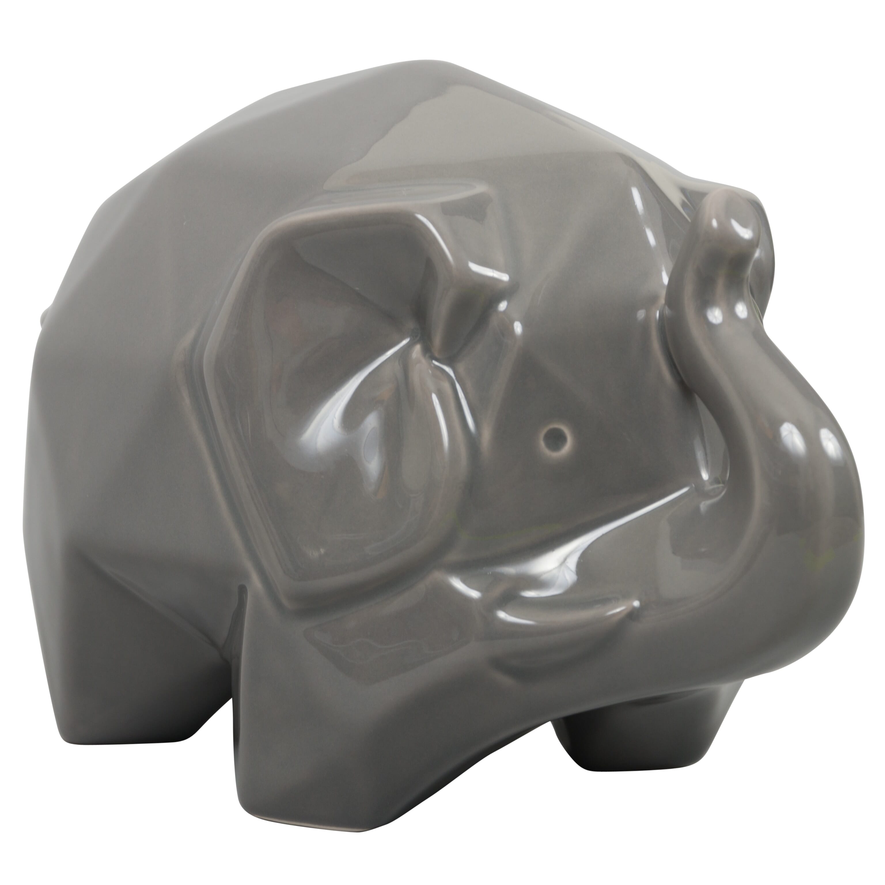 Varaluz Origami Zoo Elephant Statue in Gray