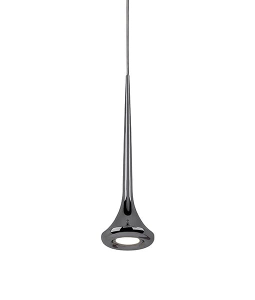 Kuzco Bach LED Pendant Light in Black Chrome