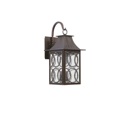 Kalco Monterey Outdoor 3-Light 26" Outdoor Wall Light in Aged Bronze