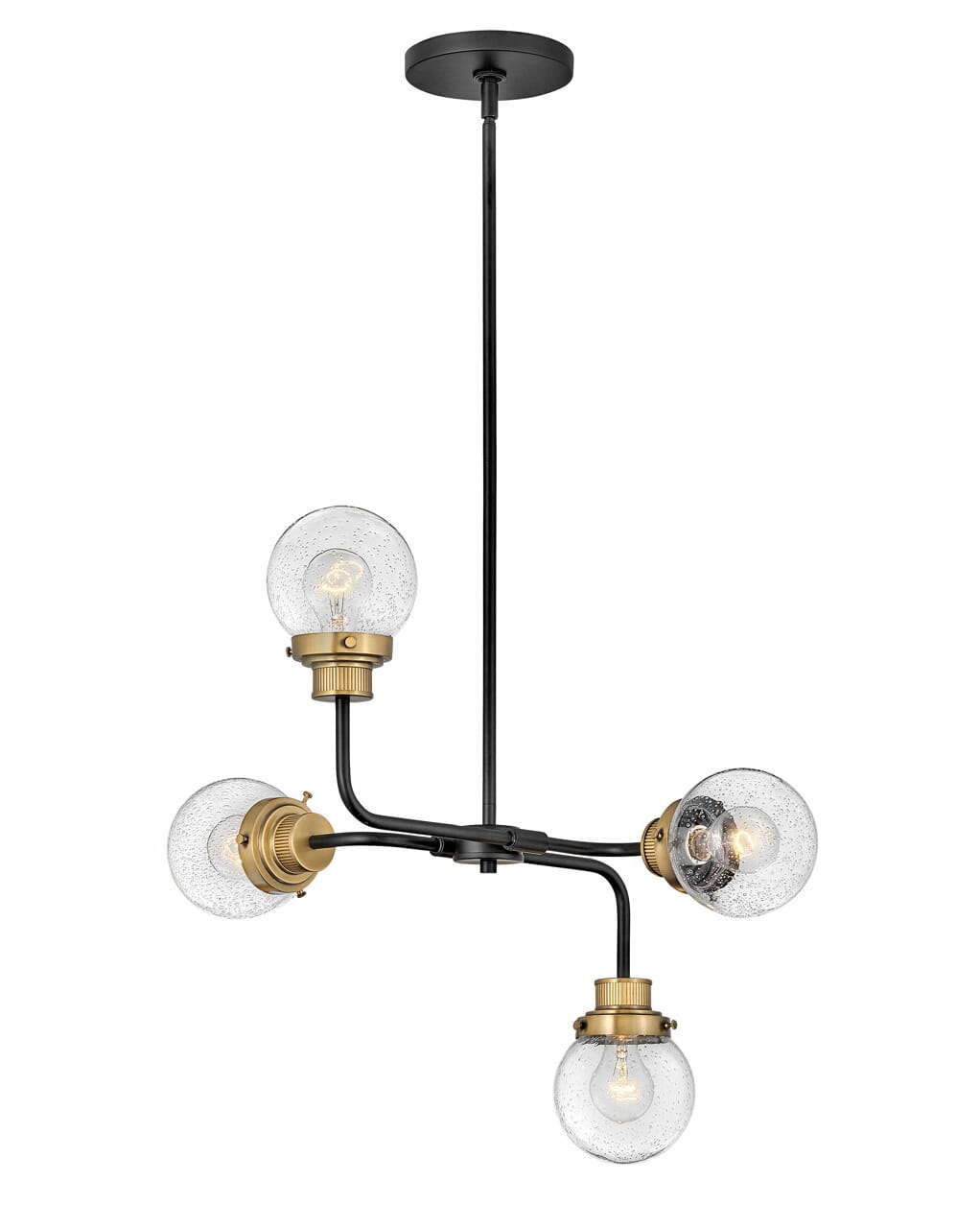 Hinkley Poppy 4-Light Chandelier in Black