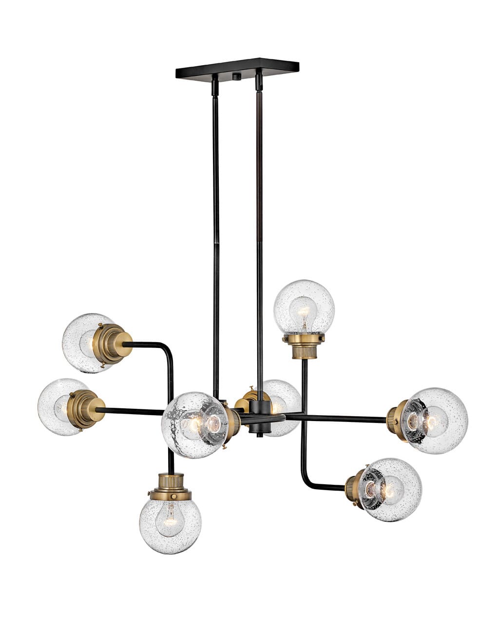 Hinkley Poppy 8-Light Chandelier in Black