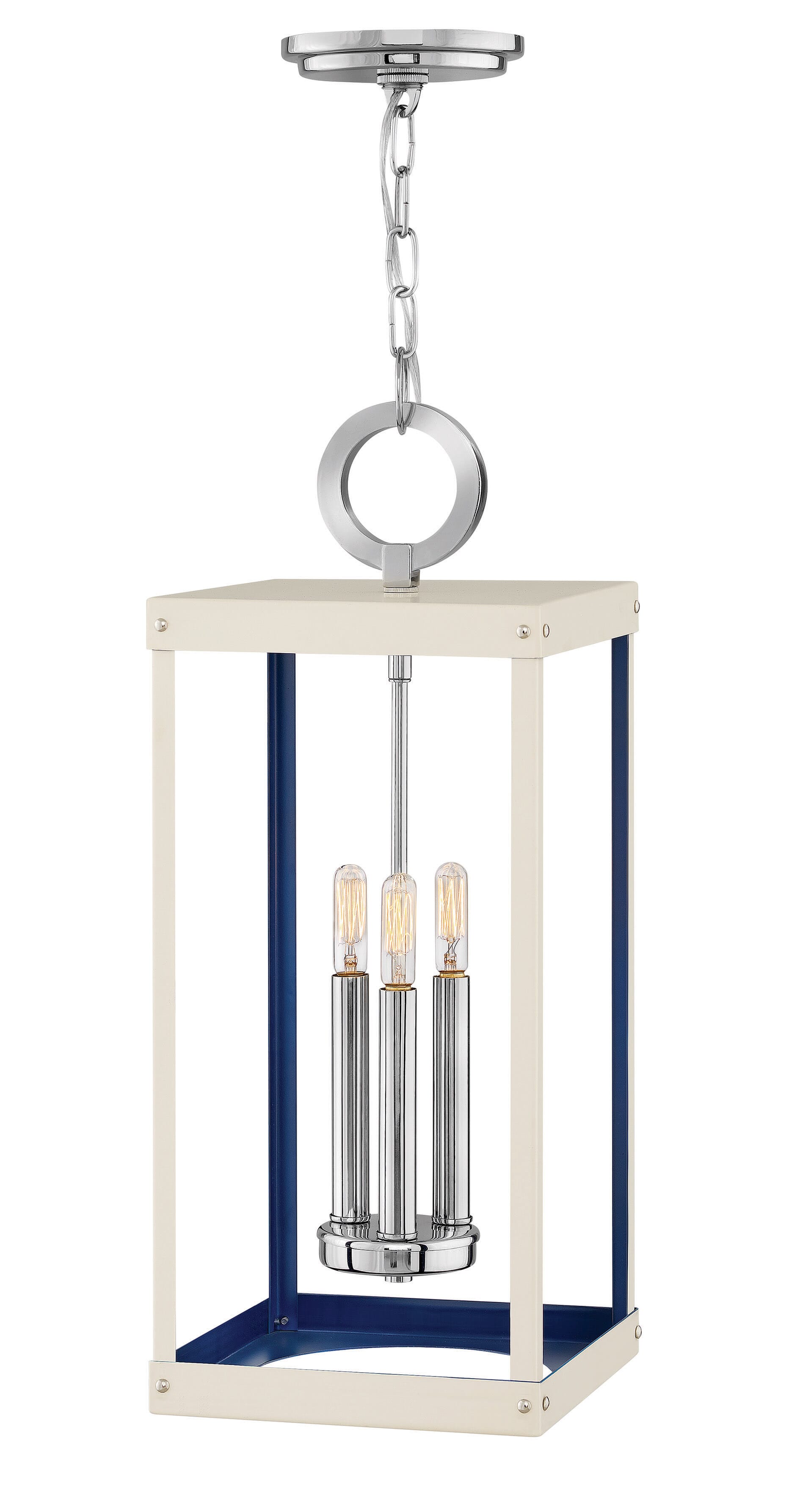 Hinkley Porter by Lisa McDennon 3-Light Pendant in Polished Nickel with Warm White