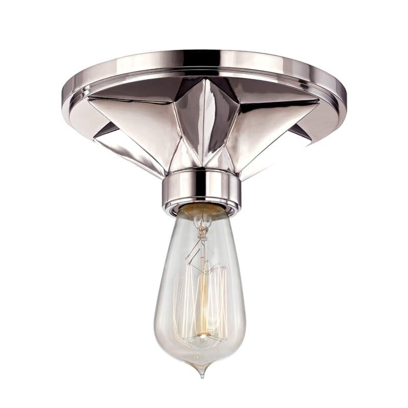 Hudson Valley Bethesda 7" Ceiling Light in Polished Nickel