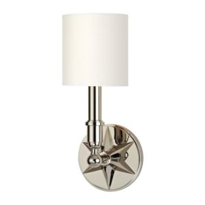 Hudson Valley Bethesda 14" Wall Sconce in Polished Nickel