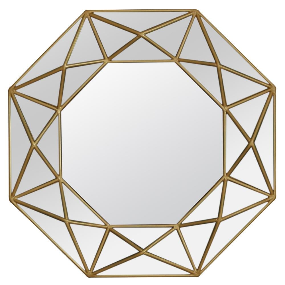 Varaluz Casa 30" x 30" Mirror in Aged Gold