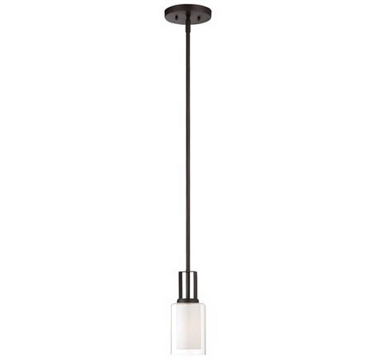 Minka Lavery Parsons Studio Pendant Light in Smoked Iron