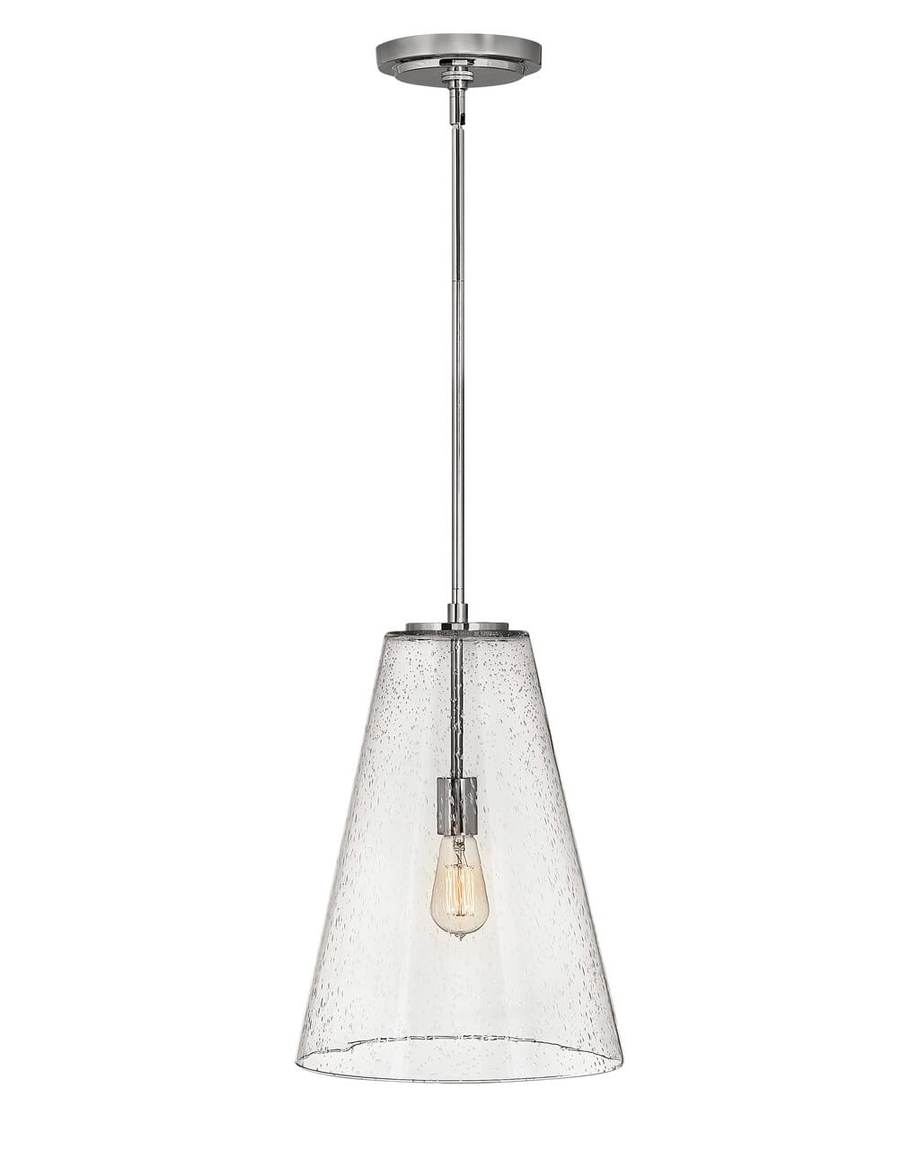 Hinkley Vance 19" Pendant Light in Polished Nickel