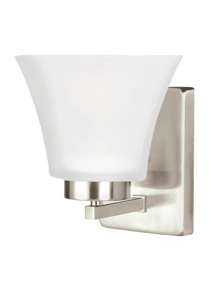 Sea Gull Bayfield 8" Wall Sconce in Brushed Nickel