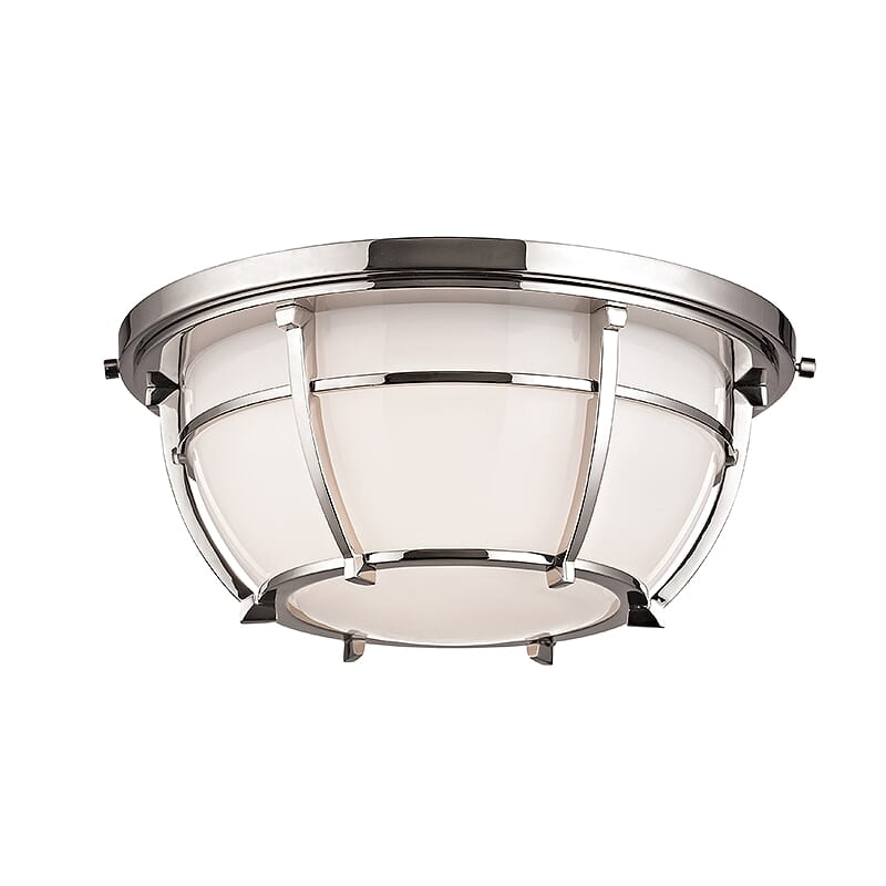 Hudson Valley Conrad 2-Light Ceiling Light in Polished Nickel