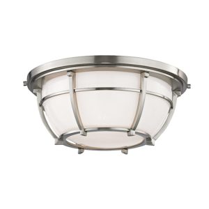 Hudson Valley Conrad 2-Light Ceiling Light in Satin Nickel