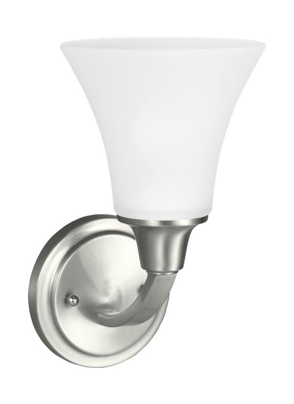 Sea Gull Metcalf 11" Wall Sconce in Brushed Nickel