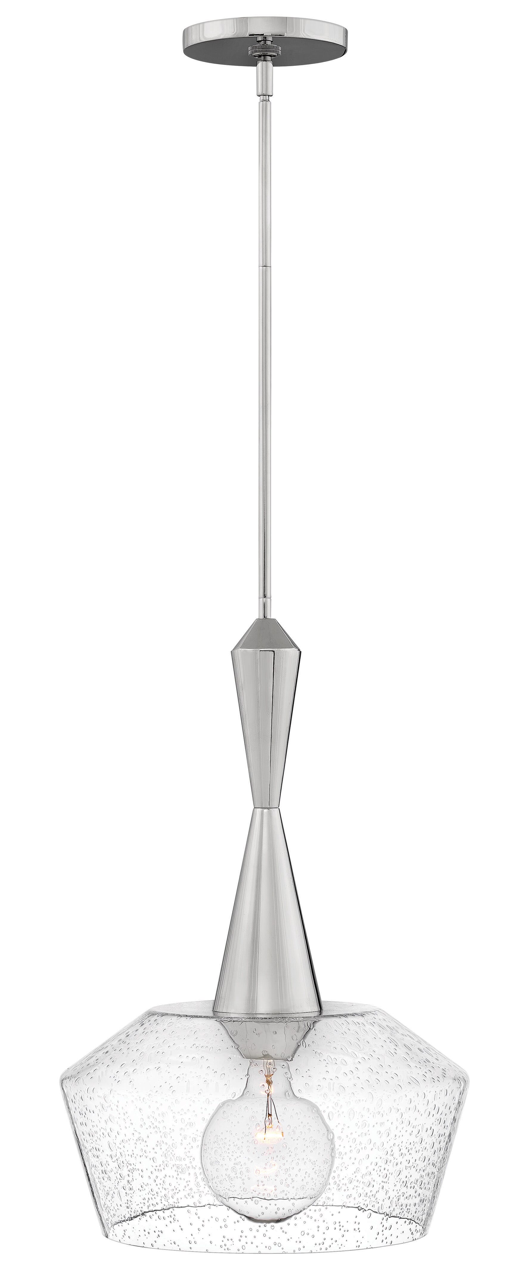 Hinkley Bette 1-Light Pendant in Polished Nickel