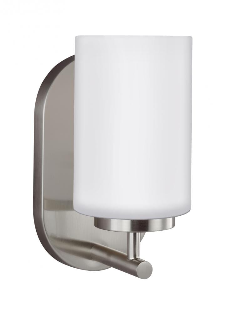 Sea Gull Oslo 9" Wall Sconce in Brushed Nickel