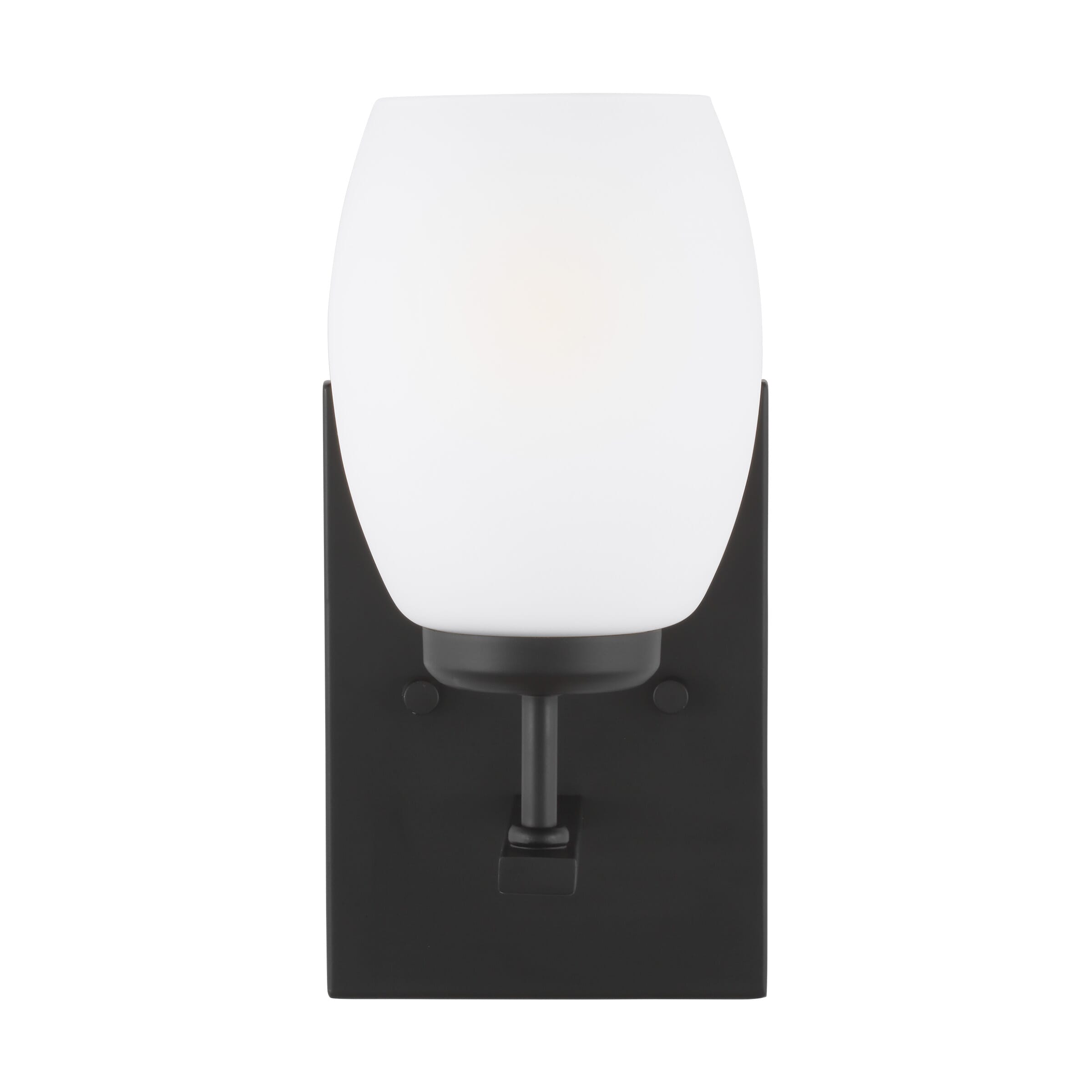 Sea Gull Catlin Bathroom Vanity Light in Midnight Black