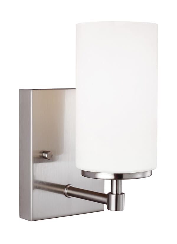 Sea Gull Alturas 9" Wall Sconce in Brushed Nickel