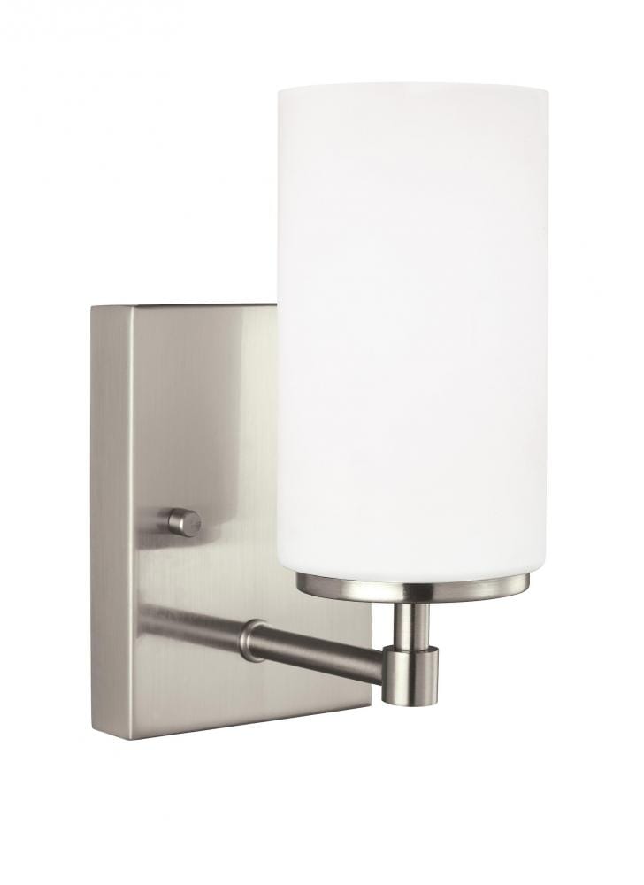 Sea Gull Alturas 9" Wall Sconce in Brushed Nickel