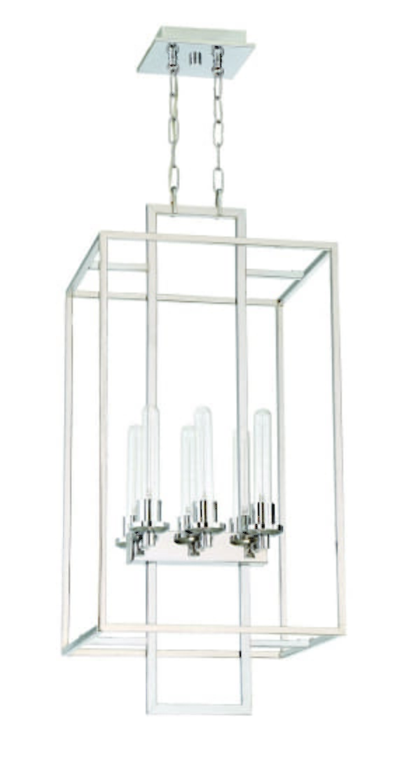 Craftmade Cubic 6-Light 16" Foyer Light in Chrome