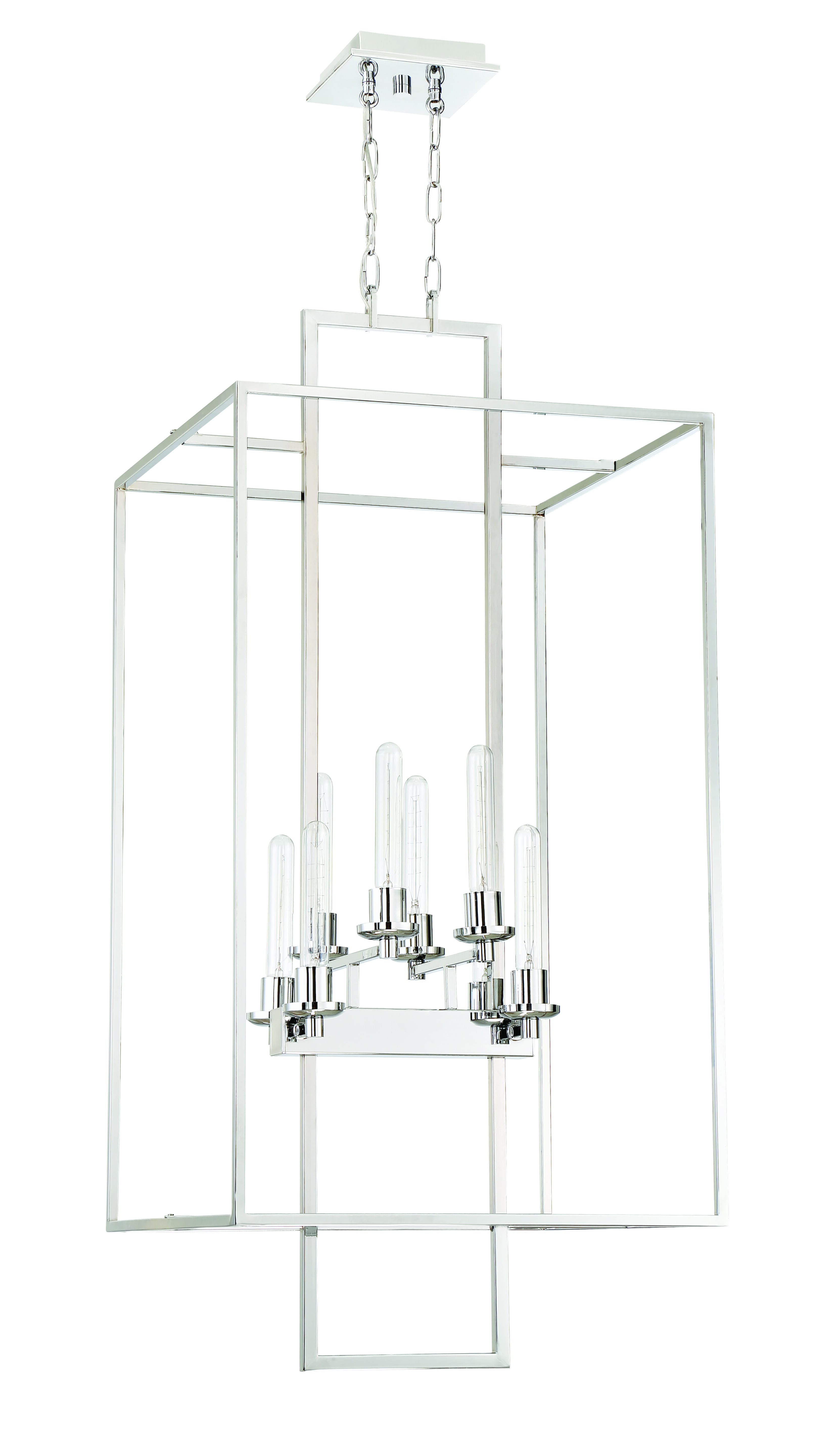 Craftmade Cubic 8-Light 21" Foyer Light in Chrome