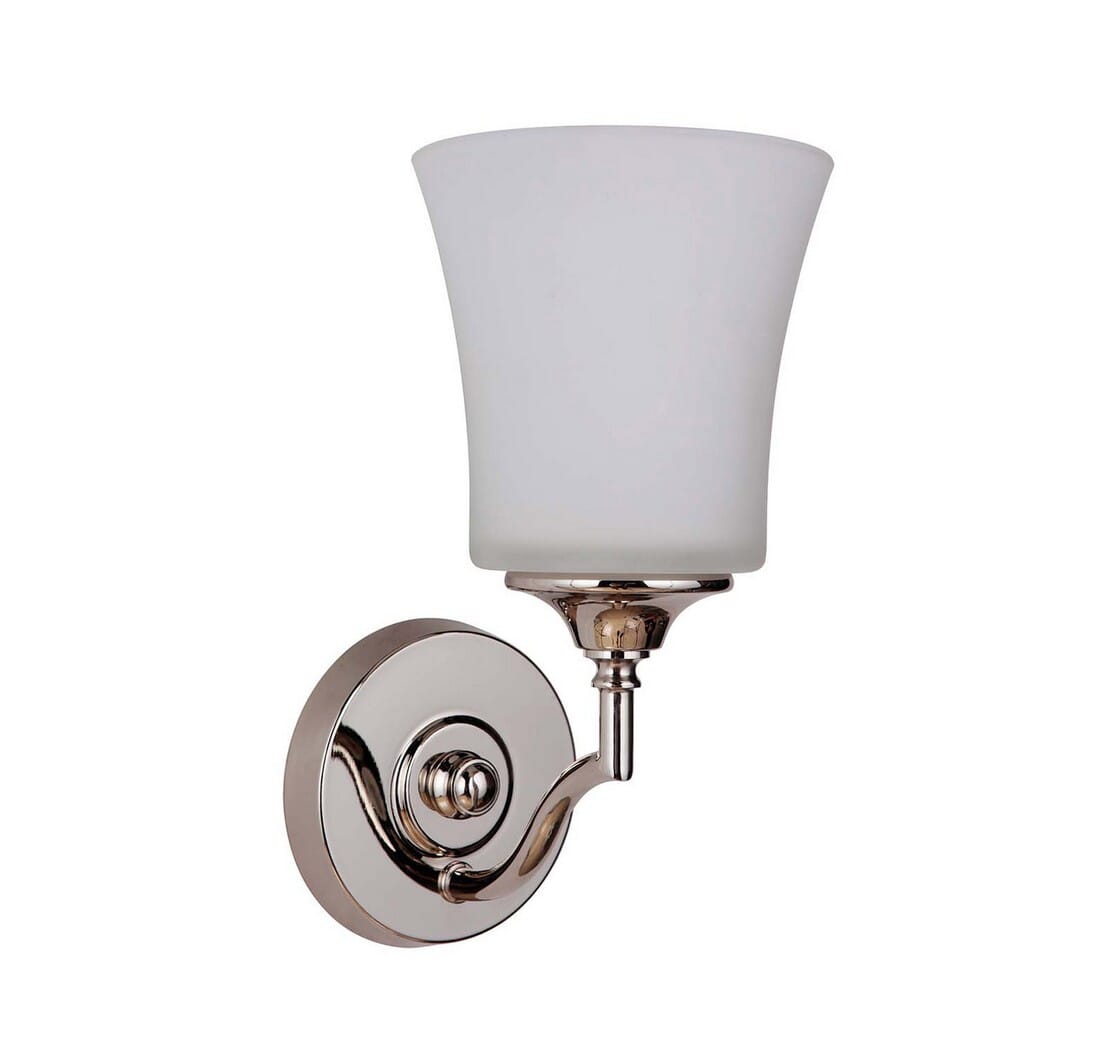 Craftmade Helena 13" Wall Sconce in Polished Nickel