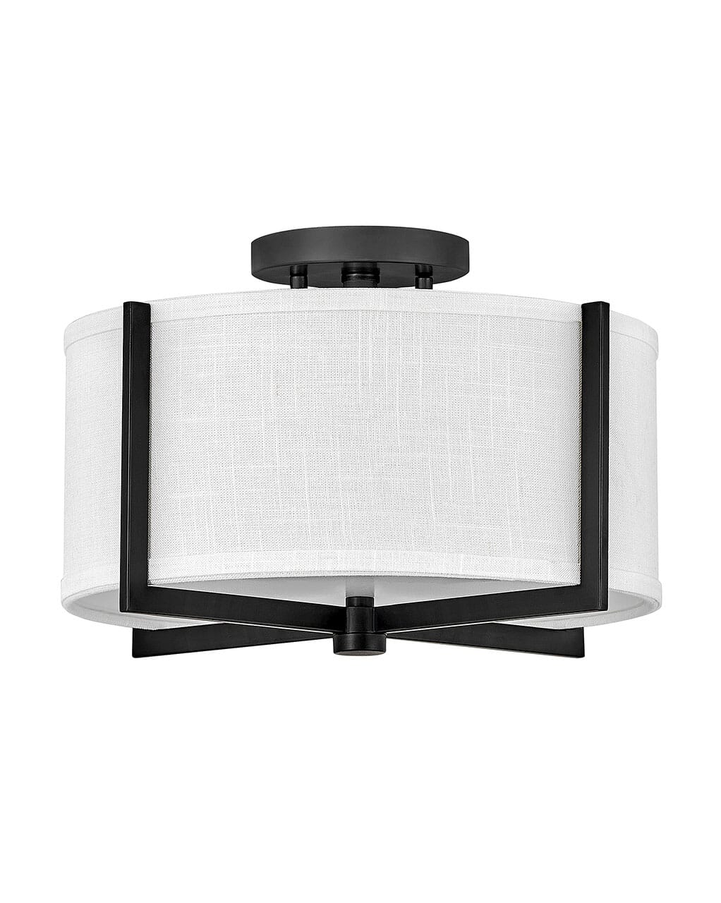 Hinkley Axis 2-Light Ceiling Light in Black